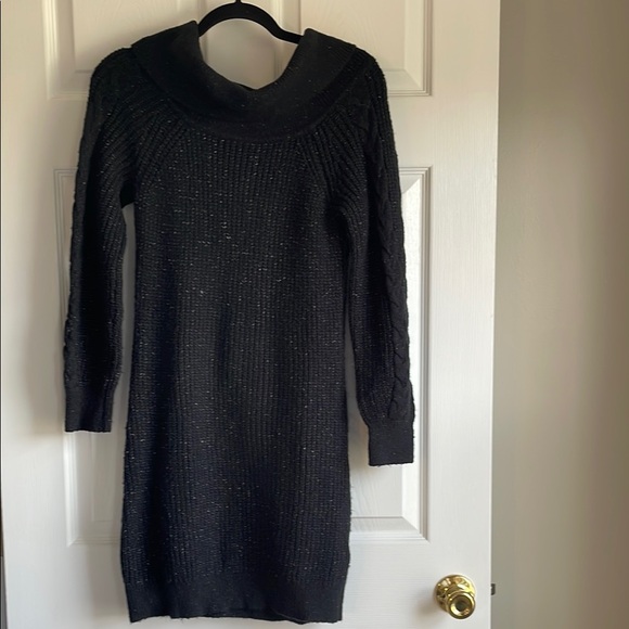 Abercrombie & Fitch Black Knit Sweater Dress - Picture 1 of 7